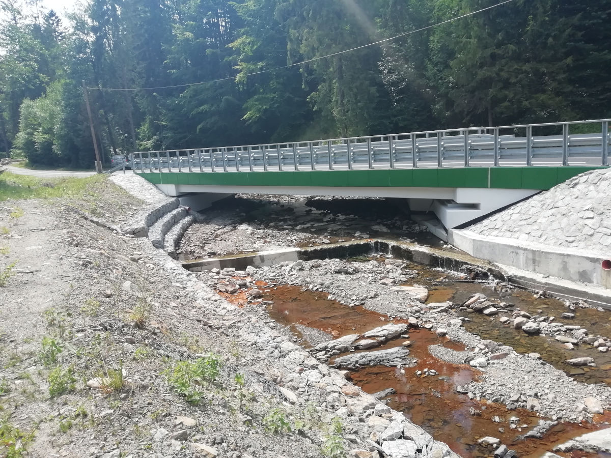 Most na potoku Łabajów w Wiśle